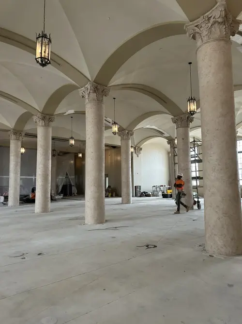 Mural room at Freedom Tower