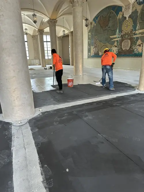 ZEBRA ICCP installation in mural room