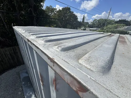 Condition of shipping container before AMP-UP